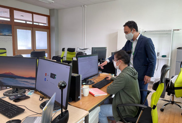 Seconded employees from Vietnam engaged in business in Japan