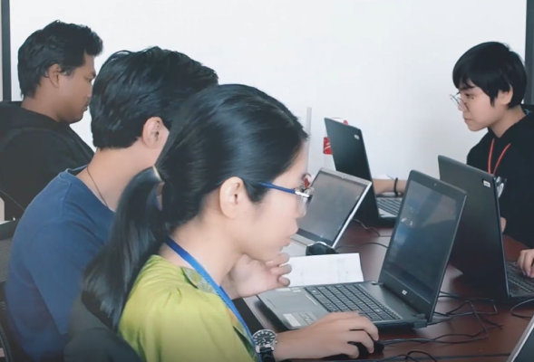 Employees in Myanmar